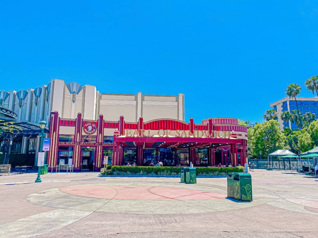 Downtown Disney Disneyland Resort Anaheim California Earl of Sandwich Restaurant 