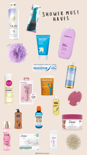 Shower Product Must Haves