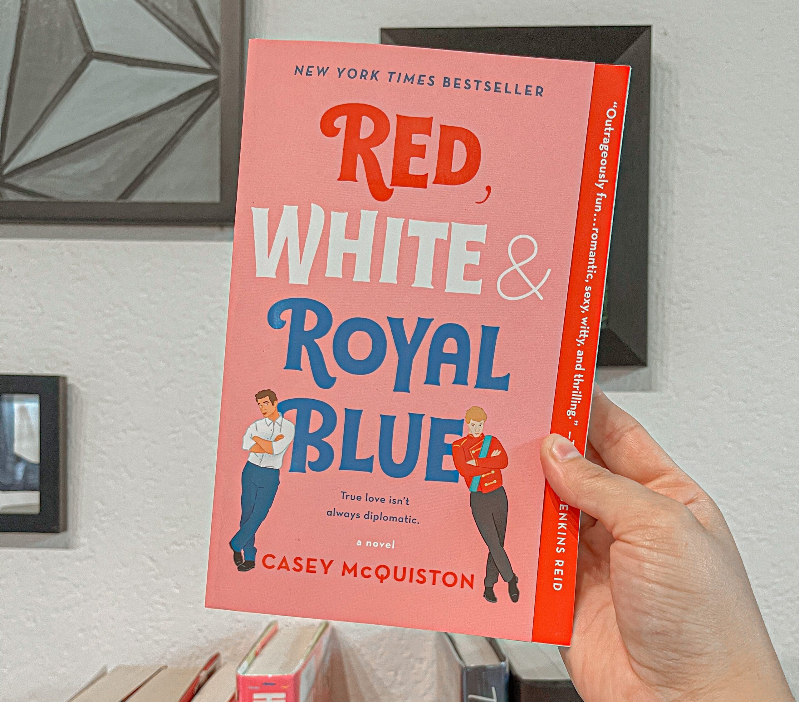 Red white and royal blue book review